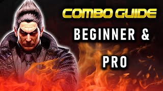 TEKKEN 8 Kazuya Combo Guide  Beginner And Pro [upl. by Crispin]