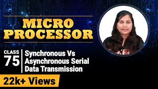 Synchronous Vs Asynchronous Serial Data Transmission  Communication Interface  Microprocessors [upl. by Akitnahs474]