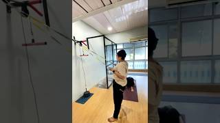 Resistance band workout for upper body  resistancebands workout weightloss fattofabsur shorts [upl. by Oloap]