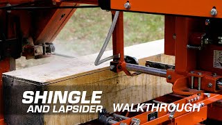 Shingle and Lapsiding Sawmill Attachment Walkthrough  WoodMizer [upl. by Shoshana]