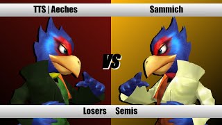 SBY Weekly 288  Aeches Green Falco Vs Sammich Default Falco  Melee Losers Semis [upl. by Chet]