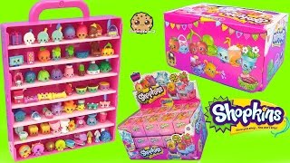 Surprise Mystery Blind Bag Shopkins Season 4 Full Box amp Collectors Display Case  Cookieswirlc Video [upl. by Wina]