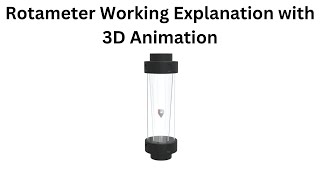 Rotameter Working Explanation with 3d Animation [upl. by Katharine]