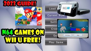 How to Play N64 Games on Wii U 2023 Emulator  Not64 Channel [upl. by Ahcrop22]