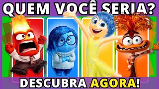 👤 QUEM VOCÊ SERIA EM DIVERTIDAMENTE 2 😡🤢😀 Teste de personalidade  DESCUBRA AGORA buuquiz quiz [upl. by Ravid]