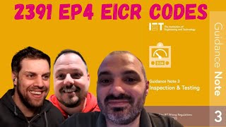 2391 EICR Codes Question and Answer section EP 4 [upl. by Sitnik309]