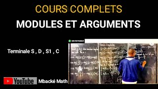 Partie 4  Nombres complexes  Tout ce que tu dois savoir sur le module et Argument d’un complexe [upl. by Ab494]