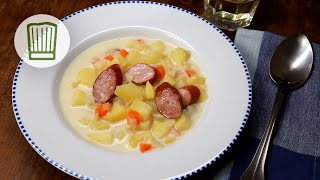 Einfache Kartoffelsuppe Rezept chefkoch [upl. by Nnagem]