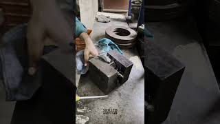 Amazing process of manufacturing car suspension rubbers [upl. by Combs]