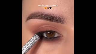 Smoky eye makeup tutorial🔥🥰makeup tutorial for beginners ❣️ [upl. by Stutman]