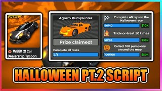 🎃 WEEK 2 Car Dealership Tycoon Script  HALLOWEEN PART 2 [upl. by Hukill]