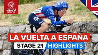 La Vuelta 2021 Stage 21 Highlights  Can Roglic Win His Third La Vuelta Title [upl. by Kamaria]