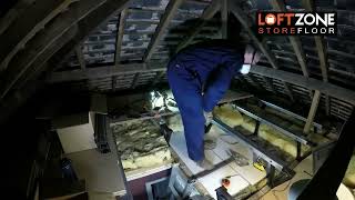 Loft Board Installation Timelapse  How To Install StoreFloor Yourself  LoftZones [upl. by Greg]