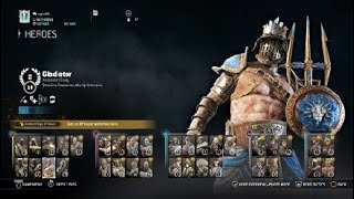 For Honor Gladiator New Execution Hero Fest [upl. by Arihsat]