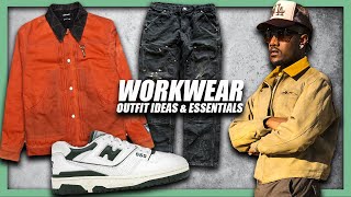 Mens Workwear Outfit Ideas amp Essentials Dickies Carhartt Levis [upl. by Stephanus]