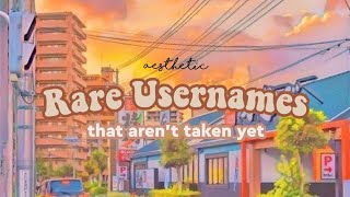 Rare Usernames aesthetic  not taken yet ⁠⁠✧ [upl. by Abrahamsen]