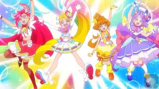 TropicalRouge PreCure Group Transformation [upl. by Elsy258]