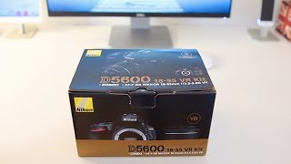 Nikon D5600 Unboxing amp Review of whats inside the box [upl. by Nus]