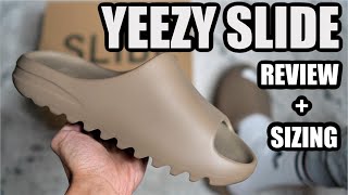 ADIDAS YEEZY SLIDE REVIEW  SIZINGWATCH BEFORE BUYING [upl. by Aihsela]