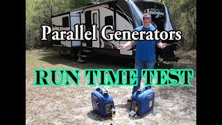 How Long Do Parallel Generators Run On Full Tanks Of Gas Tested Under Real World Conditions [upl. by Ahsiet]