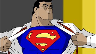 Drawing Superman from the Animated Series TimeLapse in Procreate [upl. by Navar]