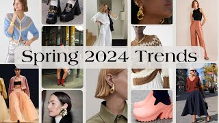 SPRING 2024 FASHION TRENDS [upl. by Gnav]