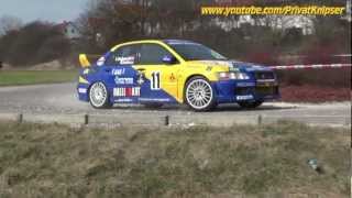 Rallye Ulm 2012 HD  Mitsubishi Lancer Evo Chrysler Crossfire Subaru WRX Ford Escort RS 2000 Peugeot [upl. by Yznel276]