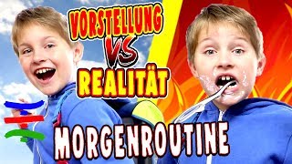 Morgen Routine  VORSTELLUNG vs REALITÄT 😁 TipTapTube Family 👨‍👩‍👦‍👦 [upl. by Annot]