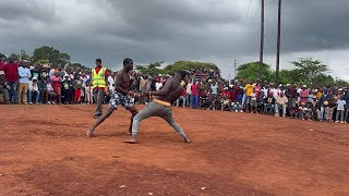 NGWAZI vs CHENGE  MUSANGWE   traditional Bare Knuckle ufc mma l africa boxing dambe sports [upl. by Aisital]