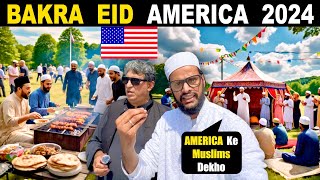 BAKRA EID AMERICA 2024  Muslims Life In America  Indian In USA [upl. by Altman]