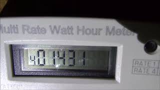 How to Read a UK Dual Rate Electricity Meter [upl. by Nnainot224]