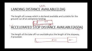 Declared distances TORA TODALDA and ASDA [upl. by Luebke254]