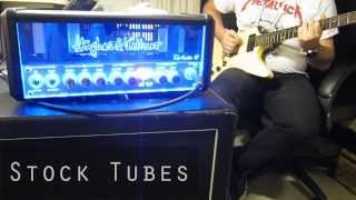 Hughes and Kettner Tubemeister Tube replacement soundtest Mullard Tung Sol [upl. by Novelc102]