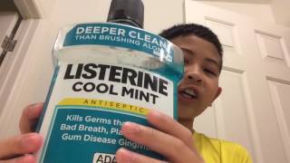 Mouthwash Listerine cool mint challenge [upl. by Grantland629]