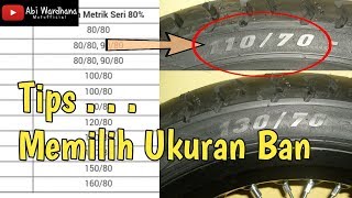 36 Tips Memilih Ukuran Ban Motor Yang Pas [upl. by Akcir657]