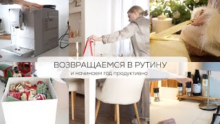 НАЧИНАЕМ ГОД ПРОДУКТИВНО 🤎📦🧸и возвращаемся в рутину [upl. by Nesbitt79]