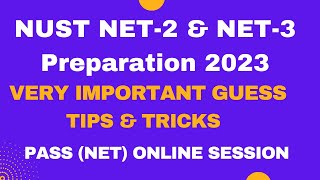 NUST NET Preparation ll NUST Entry Test Preparation 2023 ll NUST NET ll How to Prepare for NUST NET [upl. by Anelet]