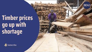 Timber prices go up with shortage [upl. by Ilona]