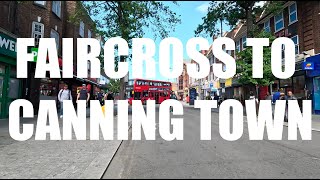 Faircross to Canning Town  Ripple Road  North Relief Road  Barking  Barking Road  Green Street [upl. by Vedi]