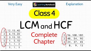 Class 4 LCM and HCF [upl. by Anniahs]