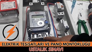 ⚡ Elektrik Tesisatları ve Pano Montörlüğü Ustalık Sınavı ⚡ [upl. by Roderick546]