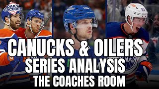 Oilers amp Canucks NHL Playoffs Series Analysis  Jon Goyens Coaching Perspective  Daily Faceoff Live [upl. by Goodard1]