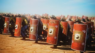 Roman Empire Vs Sassanid Empire Battle of Edessa 260 AD  Cinematic [upl. by Demetra]