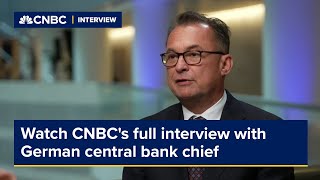 Watch CNBCs full interview with German central bank chief Joachim Nagel [upl. by Ailices875]