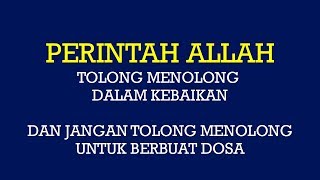 AL MAIDAH AYAT 2 DAN TERJEMAHAN  ALLAH MELARANG TOLONG MENOLONG DALAM BERBUAT DOSA [upl. by Berkeley412]