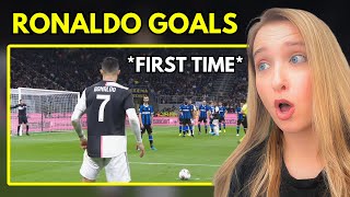 Reaction to Cristiano Ronaldo 50 Legendary Goals Impossible To Forget [upl. by Lally]