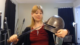 A closer look at the Sallet Medieval Helm [upl. by Eiromem]