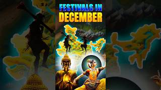 DECEMBER MONTH IMPORTANT FESTIVALS festival hornbillfestival2024 [upl. by Isus]