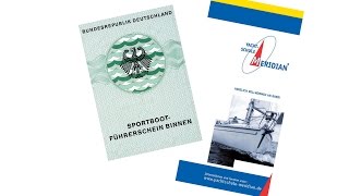 Sportbootführerschein Binnen Motor bei der YACHTSCHULE MERIDIAN [upl. by Armmat]