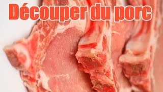 Astuce cuisine comment découper sa viande de porc [upl. by Merriman]